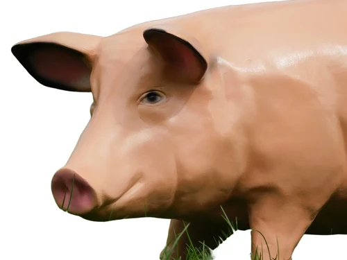 Statue Pig XL - 97 cm - Polystone