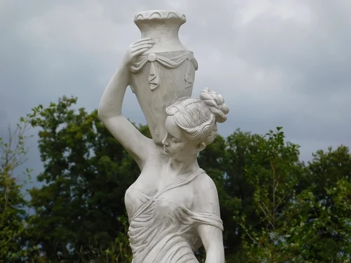 Statue Woman with Pitchers - 130 cm - Polystone