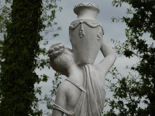 Statue Woman with Pitchers - 130 cm - Polystone