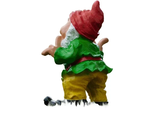 Eenmalig: Beeld Kabouter Groen - 57 cm - Polystone
