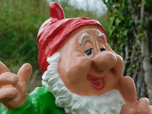 Eenmalig: Beeld Kabouter Groen - 57 cm - Polystone