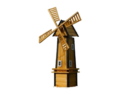 Große Windmühle - 155 cm - Imprägniertes Holz
