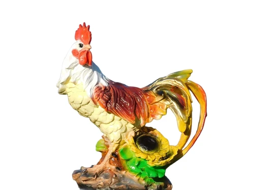 Rooster XL in Colour - 60 cm - Polystone