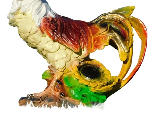 Rooster XL in Colour - 60 cm - Polystone