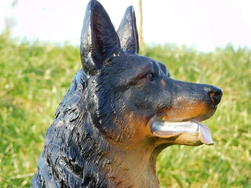 Shepherd dog L - 78 cm - Polystone