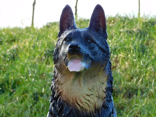 Shepherd dog L - 78 cm - Polystone