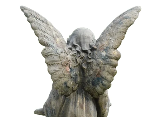 Robuust Engel Beeld - 72 cm - Polystone