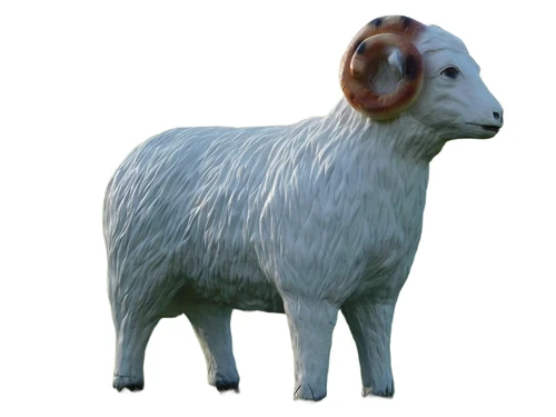Sheep with Horns - 85 cm - Polystone