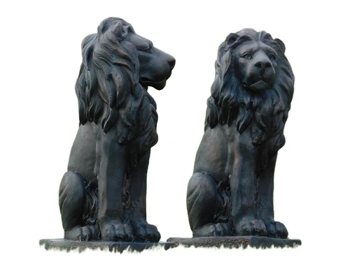Set Lions 75 cm - Left and Right - Polystone