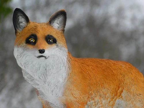 Fuchs - Polystone - Vollfarbe - Detailliert