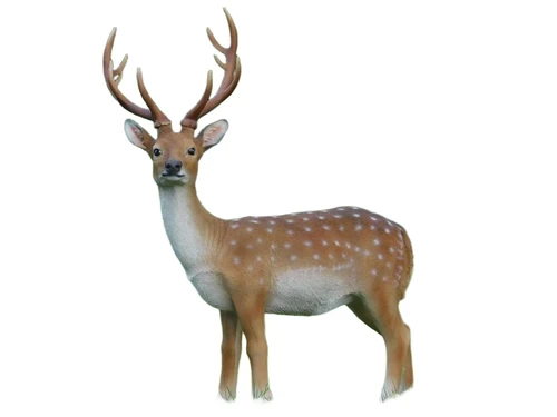 Statue Hirsch XL | Polystone | Sikahert | Ganz in Farbe