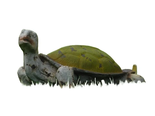 Statue Schildkröte XL - Polystone - Vintage-Look