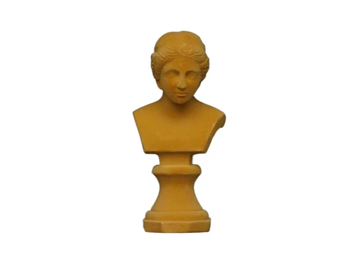 Statue of Eve - finished in velvet - colour Ochre