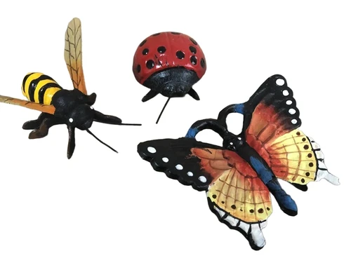 Beautiful cast-iron butterfly in wonderful colours.