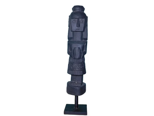 Hand-carved Asmat statue - 1/4 - Tibal Art Wood
