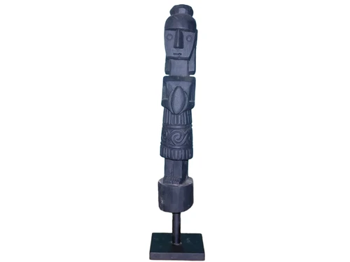 Hand-carved Asmat statue - 4/4 - Tibal Art Wood