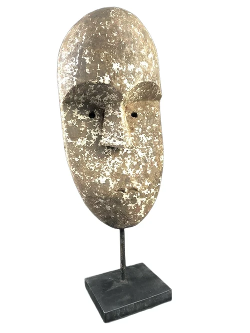 Art Tribal Art, mask on tripod, handmade