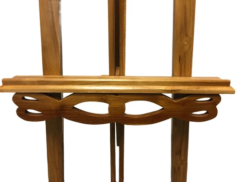 Beautiful large hardwood painting easel stand, solid wood