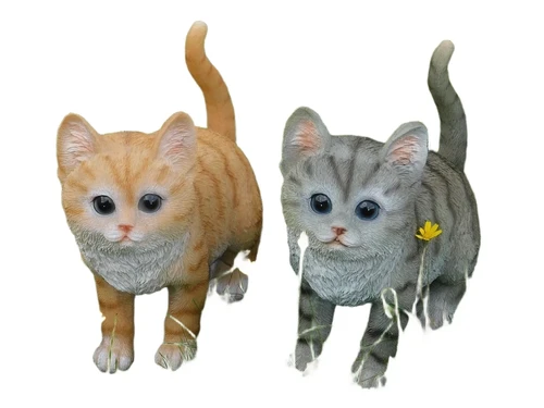 Satz von 2 niedlichen Katzen - Polystone