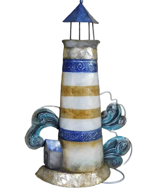 Lighthouse metal, full of beautiful coloring.