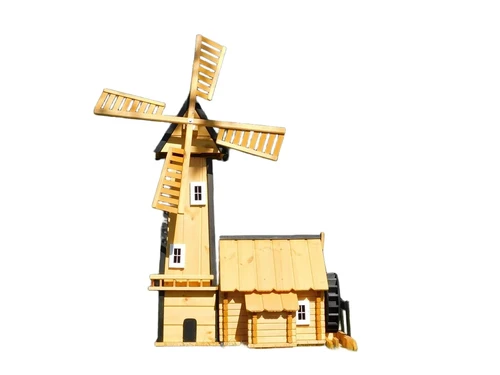Windmill with Water Mill - 160 cm - Impregnated Wood