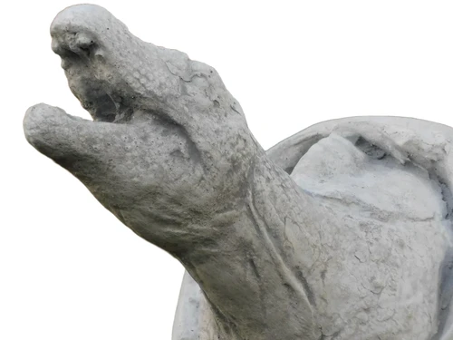Statue Dino from Egg - Full Stone - White/Grey