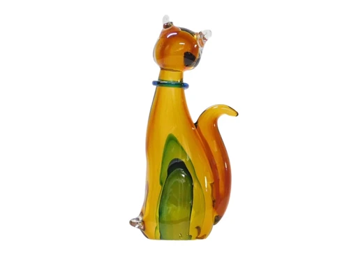 Beeld Kat - 25 cm - Glas
