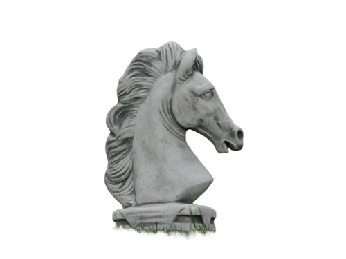 Statue Horse Head - 35 cm - Stone