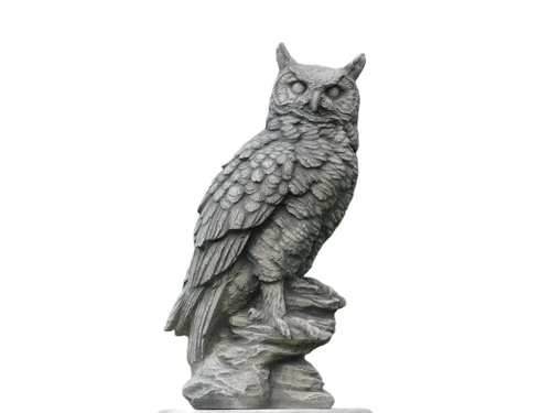 Statue Owl - 40 cm - Stone