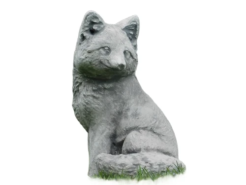 Statue Fox - Full stone - Animal sculpture