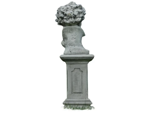 Beethoven auf Sockel - 80 cm - Stein