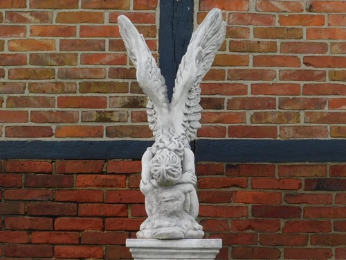 Statue Kneeling Angel - 110 cm - Stone