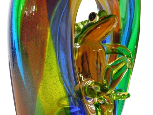 Vase with Frog - 45 cm - Full in Colour
