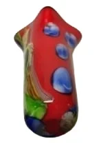 Handmade vase, glass blown, beautiful design!!