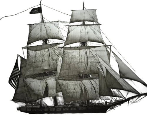 Art on glass showing a beautiful sailing ship