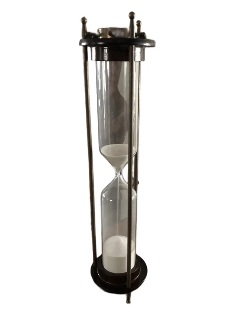 Schöne schwere Sanduhr mit 2 x Kompass, nettes und schönes Design