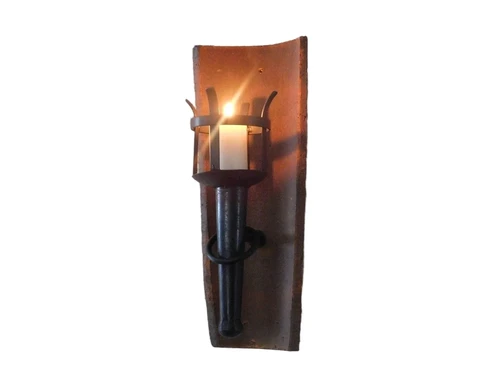 Lantern roof tile with torch
