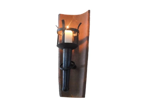 Lantern roof tile with torch