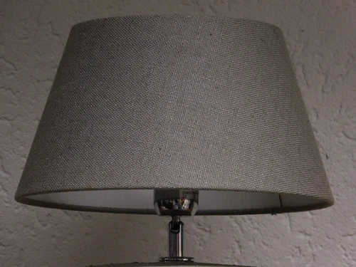 Table lamp - 42 cm - Stone - Shade included