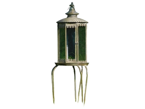 Lantern XL - Metal and Glass - 100 cm - Candle holder