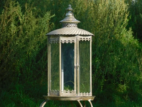 Lantern XL - Metal and Glass - 100 cm - Candle holder