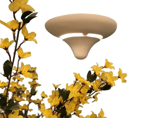 Wandlamp- terracotta steen -wit- W