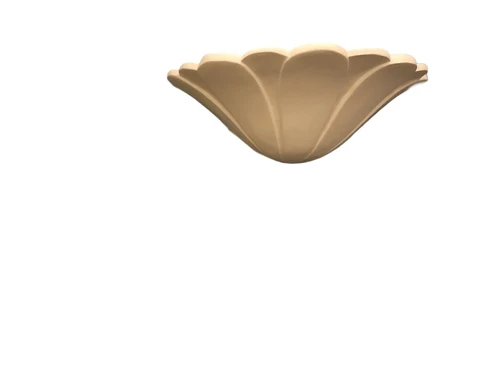 Wandlamp- terracotta steen-wit- W-12