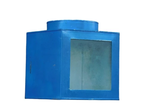 Blue Vintage Lantern - 13 x 13 cm - Metal