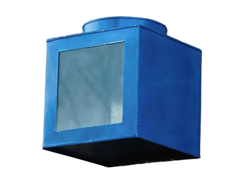 Blue Vintage Lantern - 13 x 13 cm - Metal