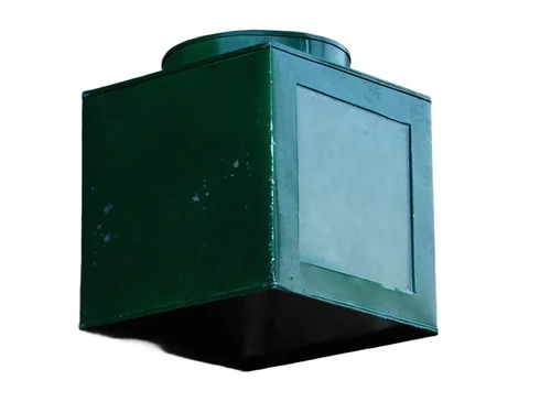 Green Vintage Lantern - 13 x 13 cm - Metal