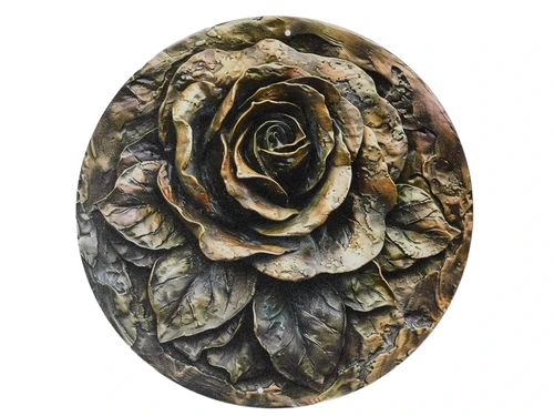 Wall sign Rose - Metal