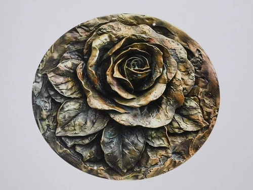 Wall sign Rose - Metal