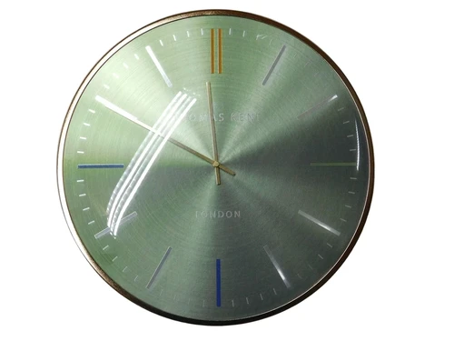 Oyster wall clock - Green - Round