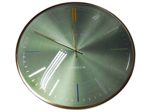 Oyster wall clock - Green - Round